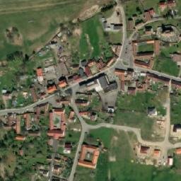 Satellite imagery of [Albrechtice nad Vltavou] church t., CZ