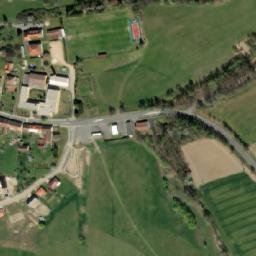 Satellite imagery of [Albrechtice nad Vltavou] church t., CZ