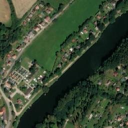 Satellite imagery of [Týn nad Vltavou-Koloděje] chapel sanctus t., CZ