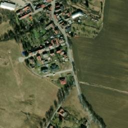 Satellite imagery of [Počátky] church & outlook t., CZ