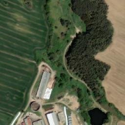 Satellite imagery of [Pyšel] church t., CZ