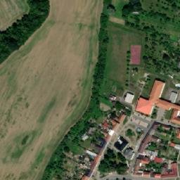Satellite imagery of [Tlumačov na Moravě] church t., CZ