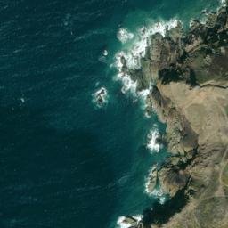 Satellite imagery of Rouge Nez Point, JE