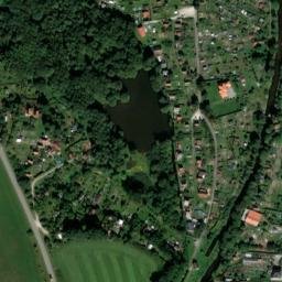 Satellite imagery of [Strakonice-Nové Strakonice] heat plant chimney, CZ