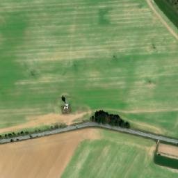 Satellite imagery of [Vesce-Mokrá u Soběslavi] chapel sanctus t., CZ