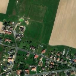 Satellite imagery of [Vesce-Mokrá u Soběslavi] chapel sanctus t., CZ