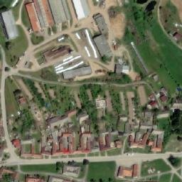 Satellite imagery of [Pyšel] church t., CZ
