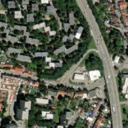Satellite imagery of Lachema [Brno-Řečkovice] factory chimney, CZ