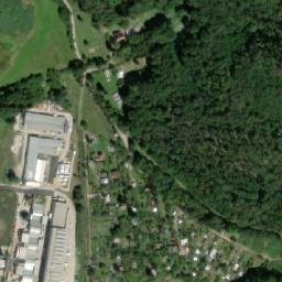 Satellite imagery of Lachema [Brno-Řečkovice] factory chimney, CZ