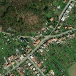 Satellite imagery of St.Martin[Luleč] church t., CZ
