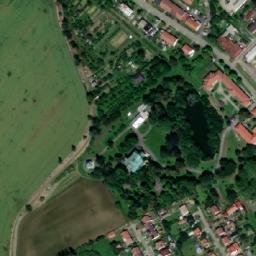 Satellite imagery of [Zborovice] church t., CZ