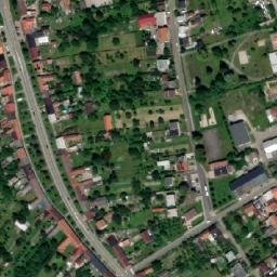Satellite imagery of [Tlumačov na Moravě] church t., CZ
