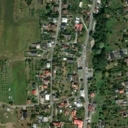 Satellite imagery of [Hvozdná] church t., CZ