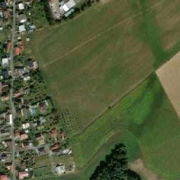 Satellite imagery of [Hvozdná] church t., CZ