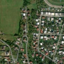 Satellite imagery of [Slušovice] church t., CZ