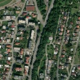Satellite imagery of [Slušovice] church t., CZ