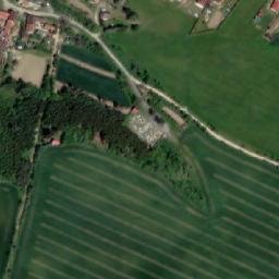 Satellite imagery of [Pyšel] church t., CZ