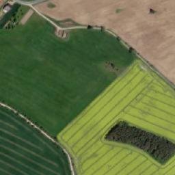 Satellite imagery of [Pyšel] church t., CZ