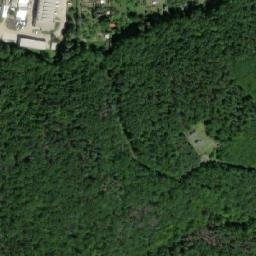 Satellite imagery of Lachema [Brno-Řečkovice] factory chimney, CZ