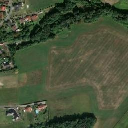 Satellite imagery of [Hvozdná] church t., CZ