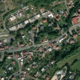 Satellite imagery of [Slušovice] church t., CZ