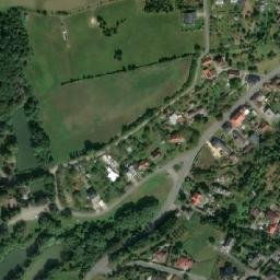 Satellite imagery of [Hvozdná] church t., CZ