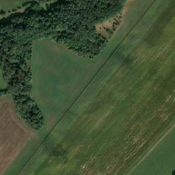 Satellite imagery of [Hvozdná] church t., CZ
