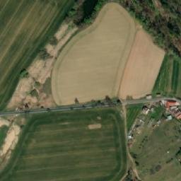 Satellite imagery of [Dírná] church t., CZ