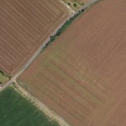 Satellite imagery of [Kvasice] cemetery church t., CZ