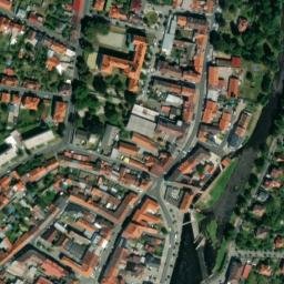 Satellite imagery of SOLO [Sušice nad Otavou] former matches factory chimney, CZ