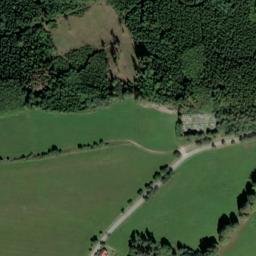 Satellite imagery of Svatá Anna [Kraselov] church t., CZ