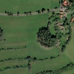 Satellite imagery of Svatá Anna [Kraselov] church t., CZ