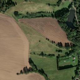 Satellite imagery of [Jinín] church t., CZ