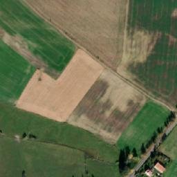 Satellite imagery of [Ražice-Štětice] chapel sanctus t., CZ