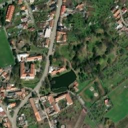 Satellite imagery of [Habrovany] church t., CZ