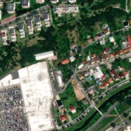 Satellite imagery of [Zlín] church t., CZ