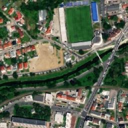 Satellite imagery of [Zlín] church t., CZ