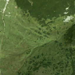 Satellite imagery of Kopské sedlo, SK