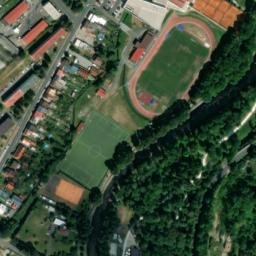 Satellite imagery of [Sušice nad Otavou] town hall & outlook t., CZ