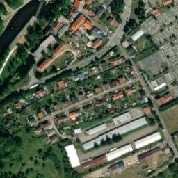 Satellite imagery of [Sušice nad Otavou] town hall & outlook t., CZ