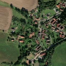 Satellite imagery of [Jinín] church t., CZ