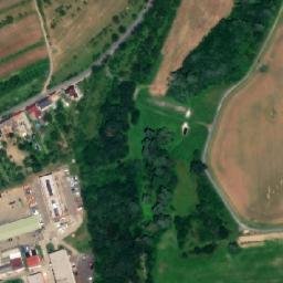 Satellite imagery of [Tečovice] church sanctus t., CZ