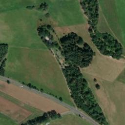 Satellite imagery of [Petrovice u Sušice] church t., CZ