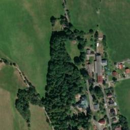 Satellite imagery of [Petrovice u Sušice] church t., CZ
