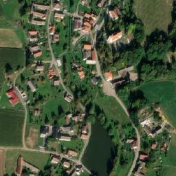 Satellite imagery of [Kostelní Radouň] church t., CZ