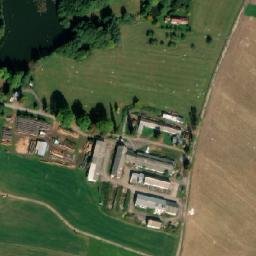 Satellite imagery of [Kostelní Radouň] church t., CZ