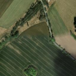 Satellite imagery of [Panské Dubenky] church t., CZ