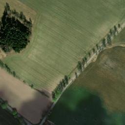 Satellite imagery of [Panské Dubenky] church t., CZ