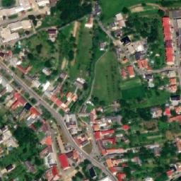 Satellite imagery of [Tečovice] church sanctus t., CZ