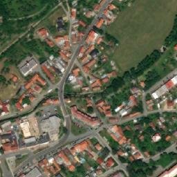 Satellite imagery of [Vizovice] church t., CZ